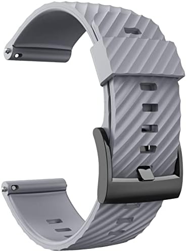 Gxfcuk 24mm para Suunto 7/Suunto D5 Substituição de pulseira Silicone Sports Smart Watch Straps para Suunto 9 Baro/Sport Wrist HR Baro Watchband