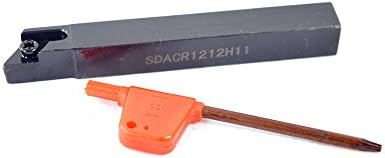 1PCS SDACR 1212H11 Aço de liga CNC CNC Torno Excircle Turnion Tool Turs Brab para DCMT11t3, Diâmetro do Haste 1212