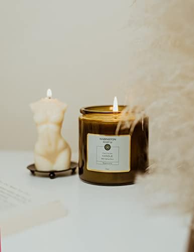 Babington Soap Co. Vela perfumada - vela orgânica de soja com pavio de cânhamo - velas de meditação/ aromaterapia para casa