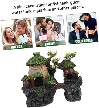 IPETBOOM FISH Tank Paisping House Artificiales para Adornos para Aquários Acessórios Aquários Decoração de Aquário Decoração Aquarium