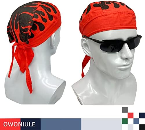 Algodão Capull Skull Capulh Surwing Wicking Cabeça envolve o lixo de capacete respirável Raninhos de orvalho para homens