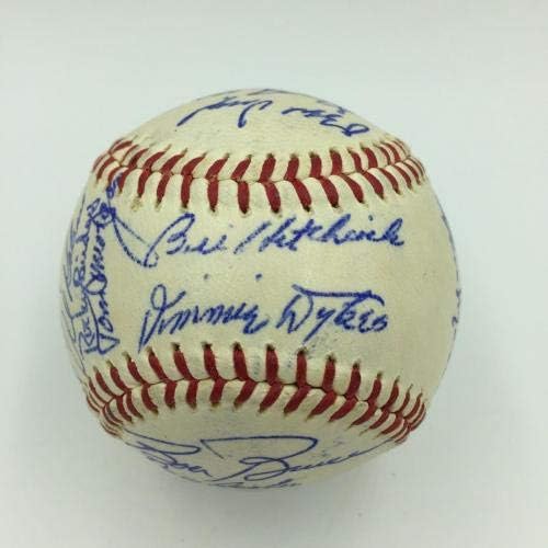 A melhor equipe de Detroit Tigers de 1960 contratou o beisebol da Liga Americana com a JSA COA - Bolalls autografados