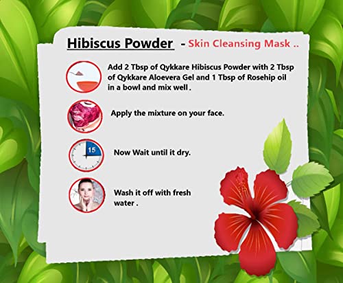 Malar Premium Hibiscus Powder para crescimento de cabelo 100gm