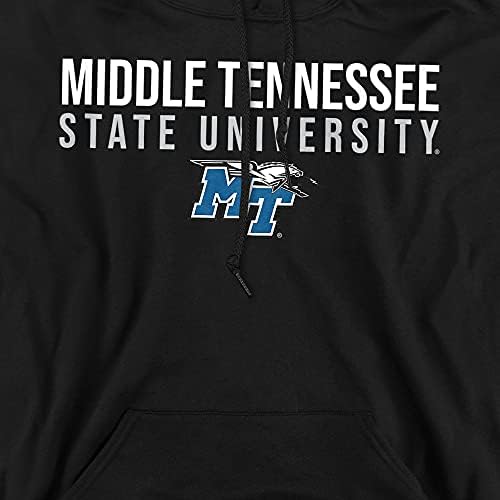 Middle Tennessee State University empilhado unissex adulto capuz