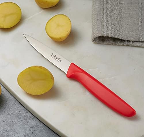 Faca de cozinha Schärfer, lâmina de aço inoxidável alemão de precisão, facas de paramento, faca de faca de faca de faca de legumes,
