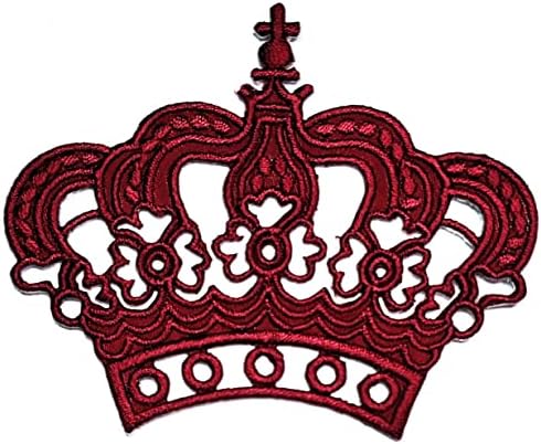 Kleenplus 3pcs. Imperial King Queen Crown desenho animado Kids Patch Bordgered Black Iron em costura em emblema para jaquetas