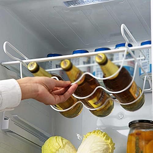 Wulfy Storage Shelf Refrigerador de cozinha prateleira Can Can Beer Wine Botther Rack Organizer Kitchen Storage Fridge Organizer