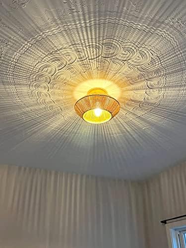 Luz de vottan de teto de teto Cedmas de luminária de teto boho montagem de montagem de teto Luzes do banheiro Luzes de teto de gaiola