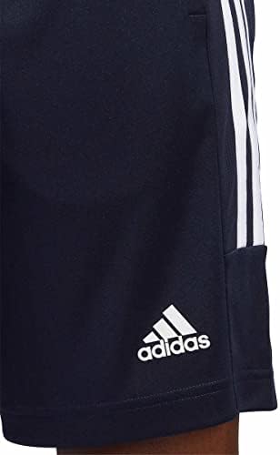 shorts de faixas adidas mass 3 com bolsos com zíper