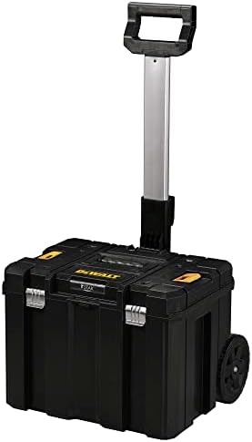 Dewalt TSTAK DWST17820 Caixa de ferramentas móveis com pneus de transporte, caixa de ferramentas, caixa de armazenamento, caixa de