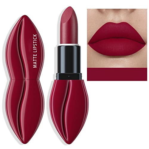 Outfmvch O batom de chocolate perfeito de chocolate 24 horas de batom de bacias hidrográficas de veludo de veludo de 24 horas Lipstick