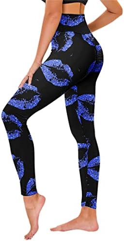 Miashui Crazy Yoga Pants Leopard para Yoga Print Print Booty Controle de barriga que executa o treino de leggings sem costura