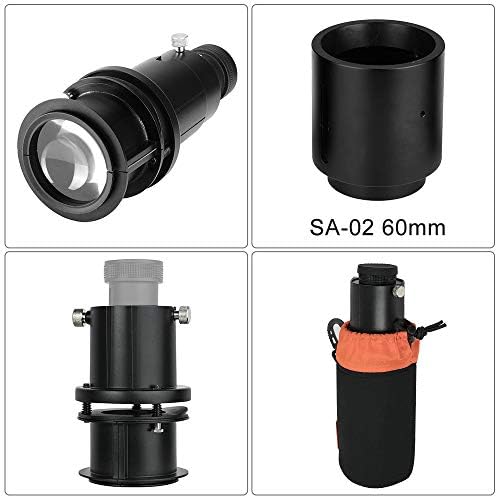 Acessórios GODOX S30 SA-02 60mm Lente larga angular SA-P Acessório de anexo de projeção para S30 LED Vidio Light