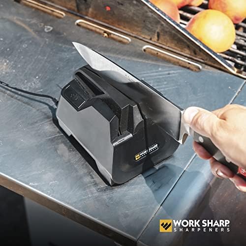 Trabalho Sharp Culinary Electric Culinary E2 Kitchen Kitchen Sharping - para tesouras, Cleavers, Nakiri, facas serrilhadas