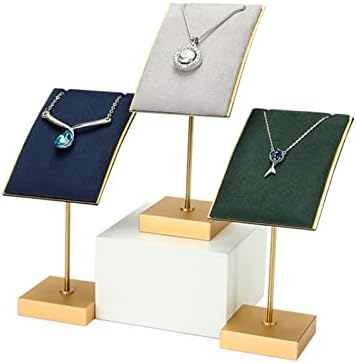 Exibição de joias requintada Rackjewelry Display Titular do colar de colar de jóias Mostra de jóias de jóias de jóias