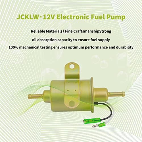 JCKLW Bomba de combustível elétrico E11005 para Polaris Ranger 400 500 1999-2012 UTV 2x4 4x4 6x6 Substitui 4011545 4011492 4010658 4170020
