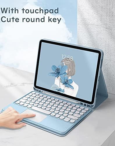 Caixa do teclado para Galaxy Tab A7 10 polegadas 2020 Caixa de teclado com touchpad CARECIDO CANTELO REONCIONAL TECKBOOWAR