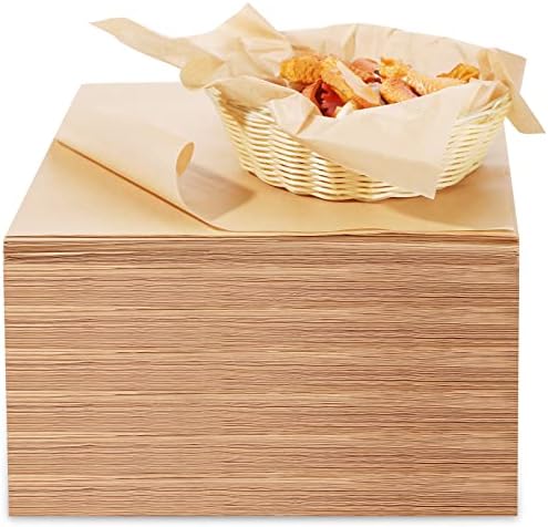 500 pacote resistente a graxa Deli lençóis Lençóis de graxa Fornecedores de graxa 12 x 12 polegadas Bandejas de papel