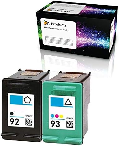 Substituição do cartucho de tinta reabastecida OCPRODUCTS para HP 92 HP 93 para PSC 1510 Photosmart C3180 C4180 C3100 Deskjet