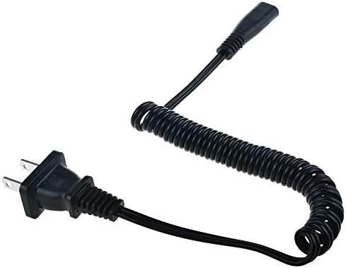 Adaptador de cabo do cabo de alimentação CA J-ZMQER Compatível com Norelco 5801XL 5699X 5887 5886 5885 Shaver