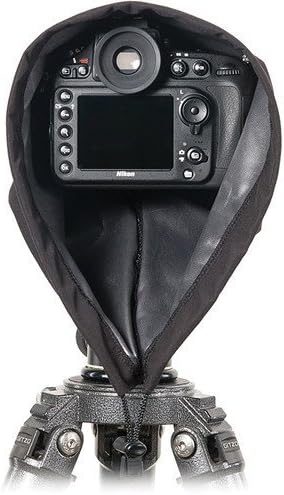 Lenscoat capa de chuva RS Proteção de manga de capa para câmera e lente, LCRSMBK média