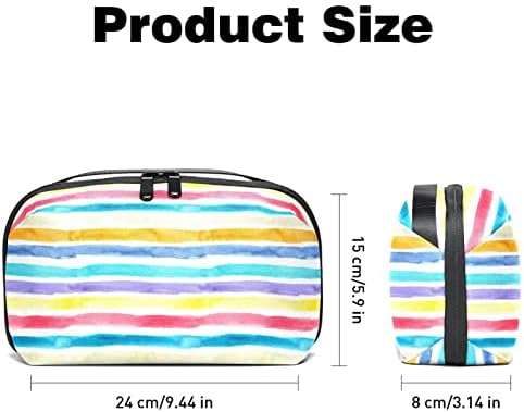 Bolsa de organizador eletrônico portátil Bolsa Sacos de aquarela Sagas de armazenamento de cabo de viagem para discos rígidos,