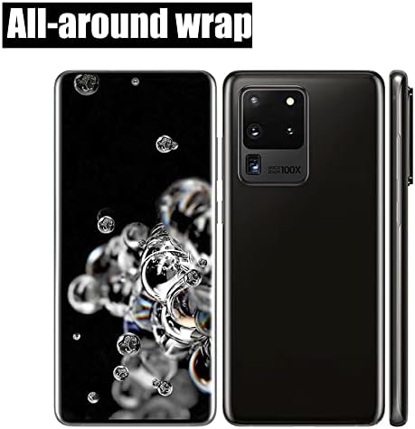 Tampa cósmica Black Galaxy S20 Tampa de vidro Ultra Back Porta de carcaça à prova d'água com lente de vidro de câmera e peças de fita Substituição para Samsung Galaxy S20 Ultra 5G + Ferramentas