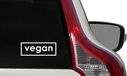 Caixa de texto vegana versão 1 adesivo de vinil de carro adesivo de pára -choques para carros automáticos para carros de