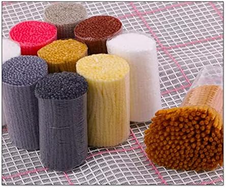 Kits de tapeçaria kits de tapete de gancho de tapete, bordado de carpete bordado gancho de gancho de gancho de bordado, pacote de botão Diy tapetes gancho de tapete decoração 52 × 38cm