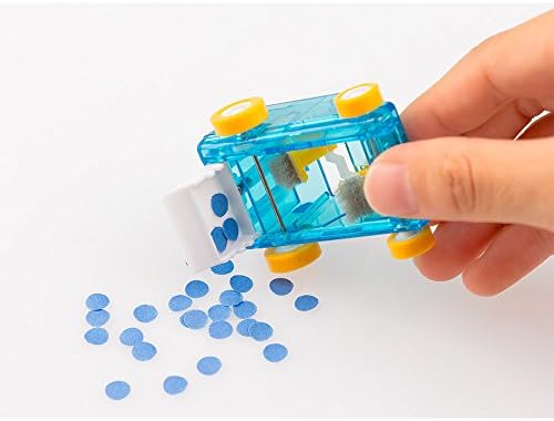 Mini limpador de desktop Midori e varredura de poeira, azul transparente