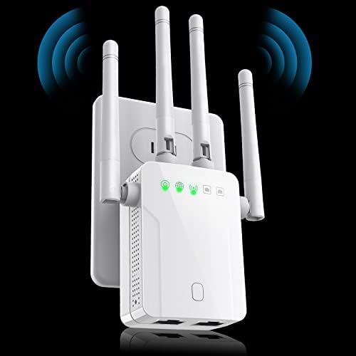 New WiFi Extender Signal Range Booster, encobrimento de até 8290 pés quadrados e 35 dispositivos para casa, repetidor de wifi, repetidor