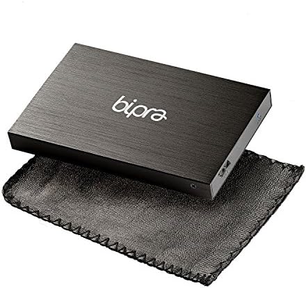 Bipra USB 3.0 120 GB de 120 GB de 2,5 polegadas FAT32 disco rígido externo portátil - preto