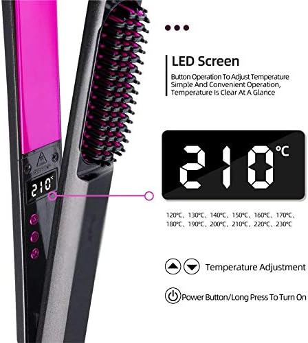 YFQHDD 3 em 1 Profissional Filial Cabelo de Ferro Froto Cabelo Longeador Fast Aquecimento Rápido 12 Termilydening Iron Curling