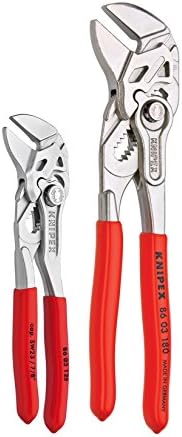 Knipex Tools - 2 peças Mini Pliers Whnch Conjunto e alicates de Twingrip