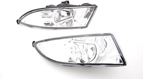 1Pair Clear Bumper Driving Lights Luzes de nevoeiro do lado esquerdo e direito Faixa genérica para Skoda Fabia 2011-2014