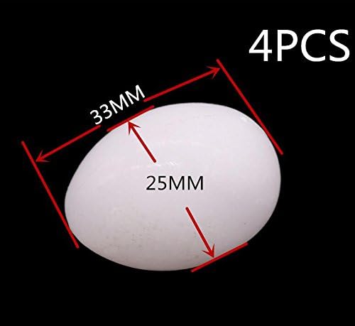 4pcs mergulhou ovos falsos para hatch pombo pássaros