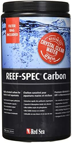 Reef Red Sea Spec Carbon - Mídia de filtro de aquário, preto