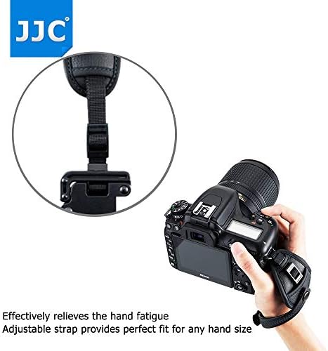 JJC DSLR Câmera de alça de alça de alça de alça com placa U em pé para Nikon D780 D850 D810 D800 D750 D610 D600 D500 D7500 D7200 D7100 D7000 D5600 D5500 D5300 D500 D3500 D3400
