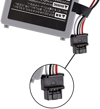 Pervaiz nova bateria WUP-012 para controlador gamepad