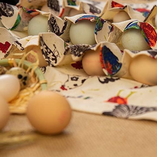 Etiuc Durable Egg Gathering Apron 18 Bolsos profundos Tecido de lona para pato ganso codorna pomba ovos de páscoa coleta