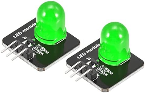 Peças da ferramenta EVIKI Mini Módulo de trânsito LED Bloco eletrônico emissor eletrônico para indicador verde - 2pcs