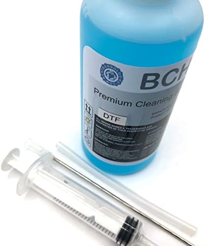 BCH Solutions de limpeza premium para tintas DTF - MaxStrength ™ contra um entupimento de tinta branca