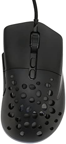 RGB Gaming Mouse, 6 níveis DPI ajustável 7 botões programáveis ​​13 tipos Modos de luz com fio Mouse, ergonomia Feel