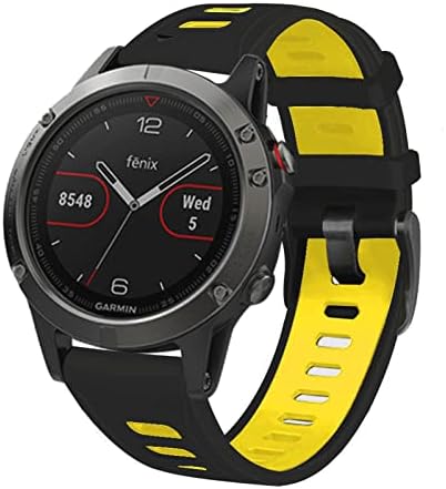 Bandkit Quick Fit Silicone WatchBand 26mm para Garmin Fenix ​​7x 6x Pro/5x Plus/3 HR/Enduro/Descent Mk1 Mk2 Mk2i Smart Watch Band
