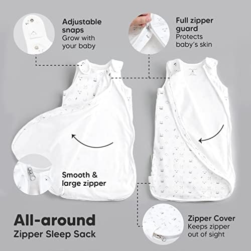 Keababies Sack de sono para bebês 6-12/12-18 meses-Sack de cobertor vestível de algodão orgânico, cobertor de bebê, saco