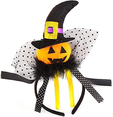 Aranhas de faixa de Halloween, morcegos, acessórios de abóbora adereços decorativos de banda de cabelo infantis
