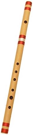 C Fluta em escala Bansuri 8 orifício com flauta de thread de re-sham Flauta de bambu de 19 polegadas por Índio colecionável