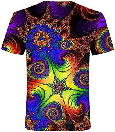 Camiseta gráfica masculina Hipster Hip Hop tie-dye camiseta camiseta