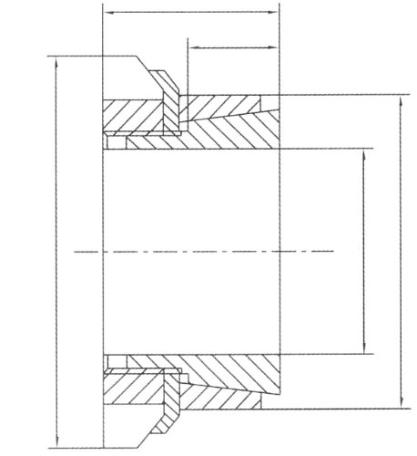 LA9-63/79 METRIC METRIC METRÍCOLA METRADE METRICA METRICE 9, 63 mm de furo, 79 mm de diâmetro da manga externa,