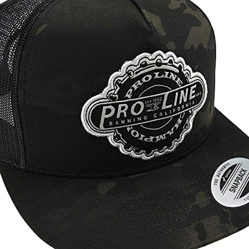 PRO-Line Racing Pro-line fabricou Dark Camo Trucker Snapback Hat One Size Pro985200 Vestuário